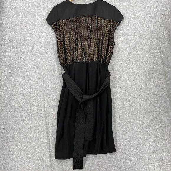 Narciso Rodriguez for Design Nation Dress Womens Extra Large Black Sequin Career - Picture 4 of 14